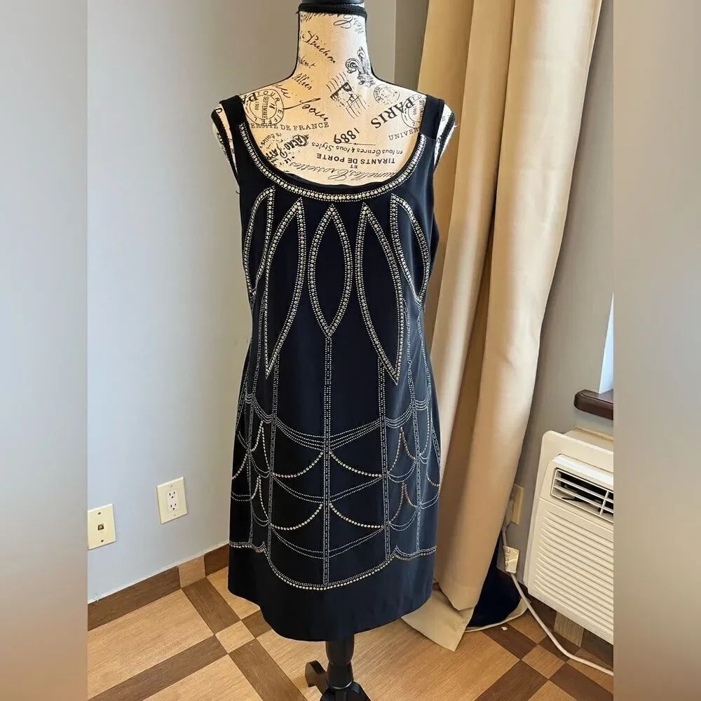 Bisou Bisou Michele Bohbot beaded Cocktail Dress